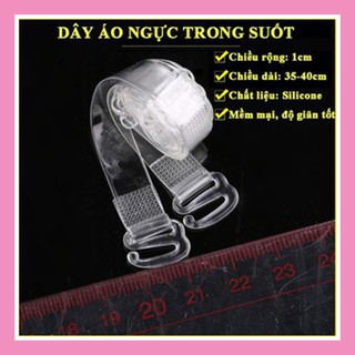 Dây Áo Ngực Trong Suốt [Rẻ - Bền - Đẹp] Dây Áo trong Bra, Dây Áo Lót (1 Cặp)