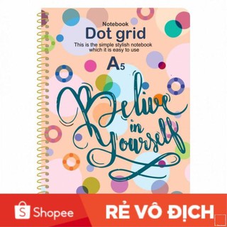 Sổ lò xo đơn KLONG A5 Dot Grid ruột chấm 70/76; MS: 968