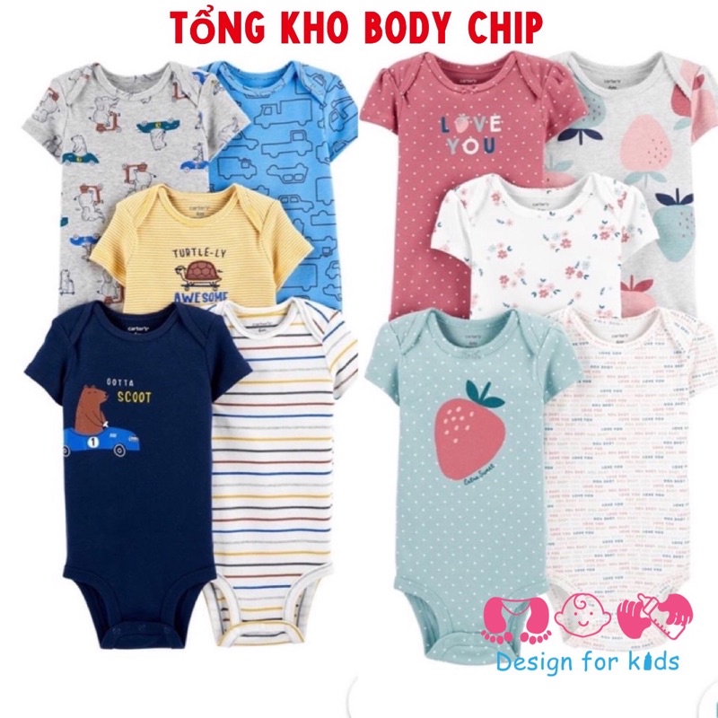 [Rẻ vô địch] Body chip cộc tay xuất dư xịn các hãng cho bé