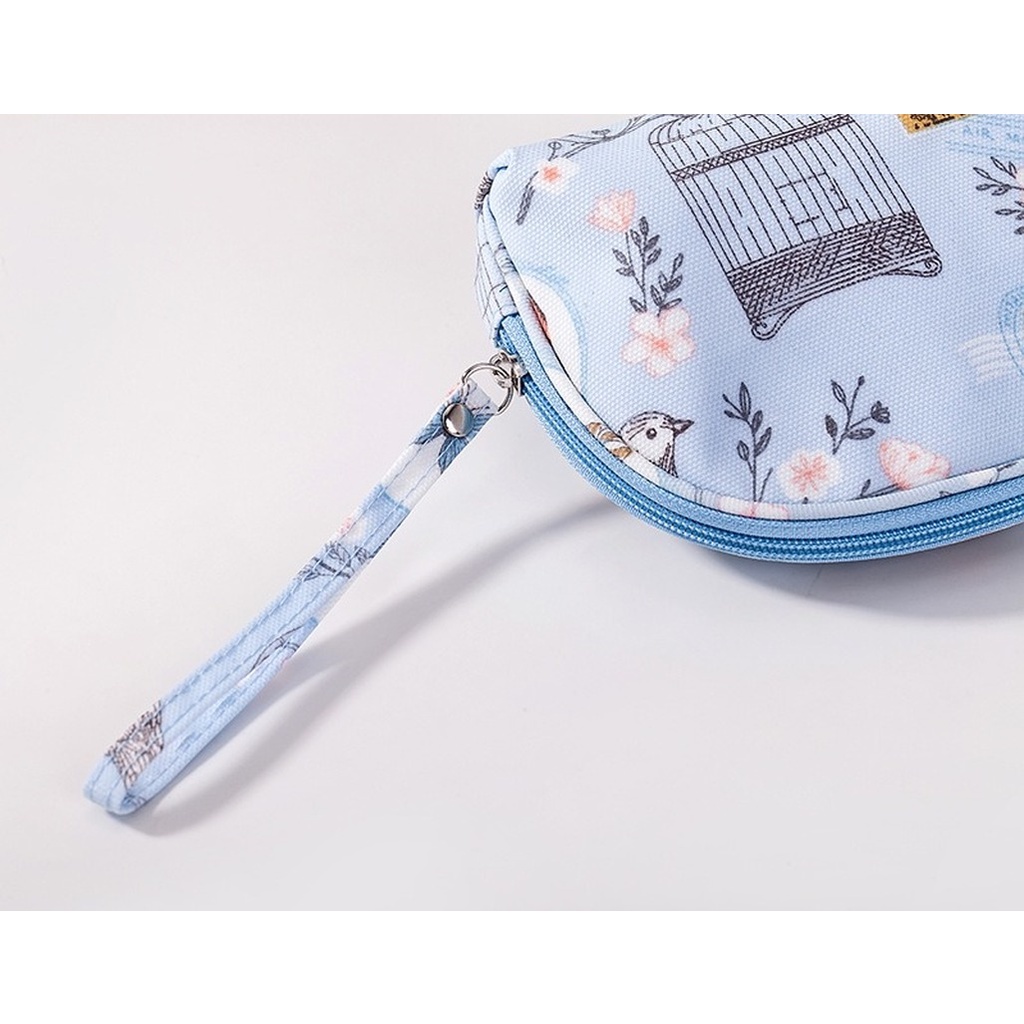 Túi Đựng Mỹ Phẩm Cầm Tay Hình Bán Nguyệt Chống Thấm Nước Tiện Dụng Mang Đi Du Lịch