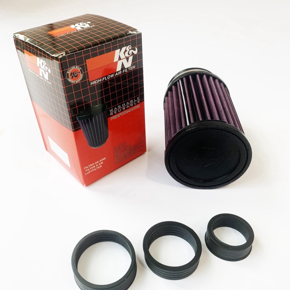 Lọc Gió Trụ Kiểu KN K3 Lưới Thép Cho Mọi Dòng Xe