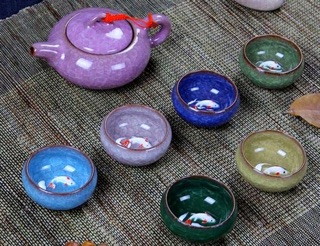 [SALE 10%] Bộ ấm chén trà hình cá 3D