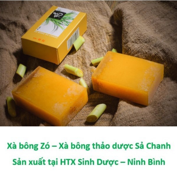 Combo 3 bánh xà bông thảo dược Gió (xà bông than tre hương bạc hà, cà phê hương quế, xà bông sả chanh) HTX Sinh Dược