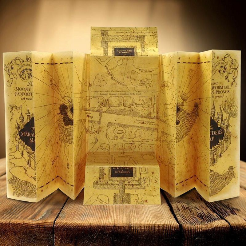 Poster Bản Đồ Ma Thuật Harry Potter 77*22cm