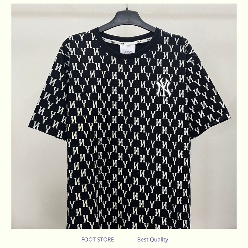 Áo thun MLB Monogram cao cấp Áo thun NY nam nữ mới nhất