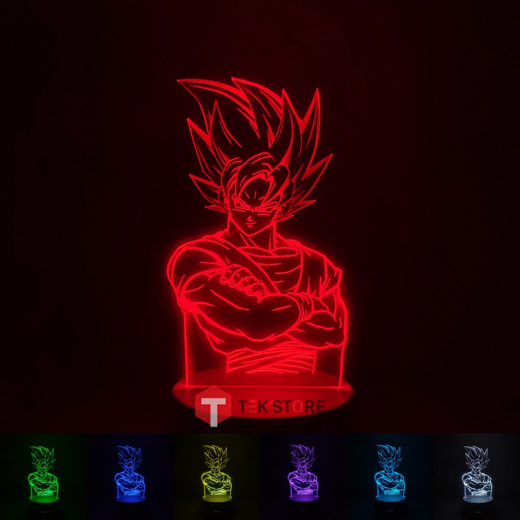 Đèn Ngủ Songoku (3 Màu - 7 Màu - 16 Màu Kèm Điều Khiển)