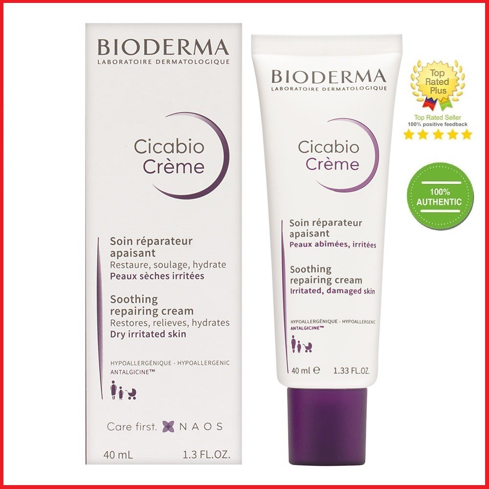 Kem Dưỡng Bioderma Cicabio Creme Hỗ Trợ Phục Hồi Da Hiệu Quả 40ml