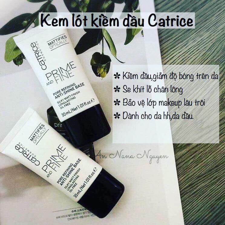 Kem lót cho da dầu Catrice Prime