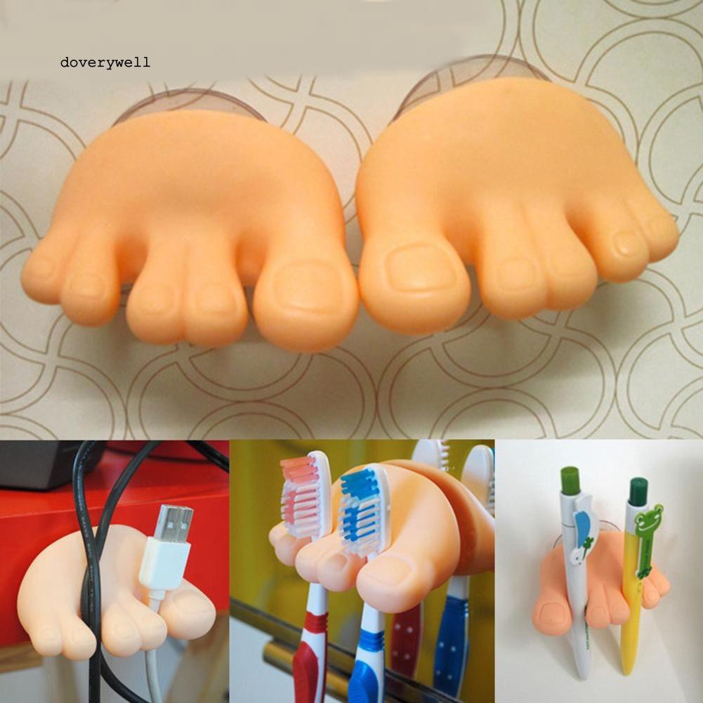 Dụng cụ đựng bàn chải và kem đánh răng có giác hút dán tường