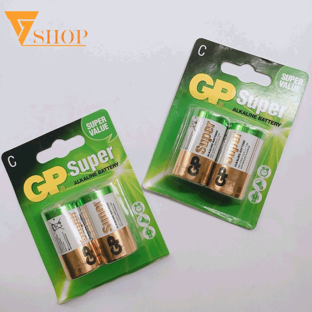 1 vỉ Pin GP Trung Super Alkaline