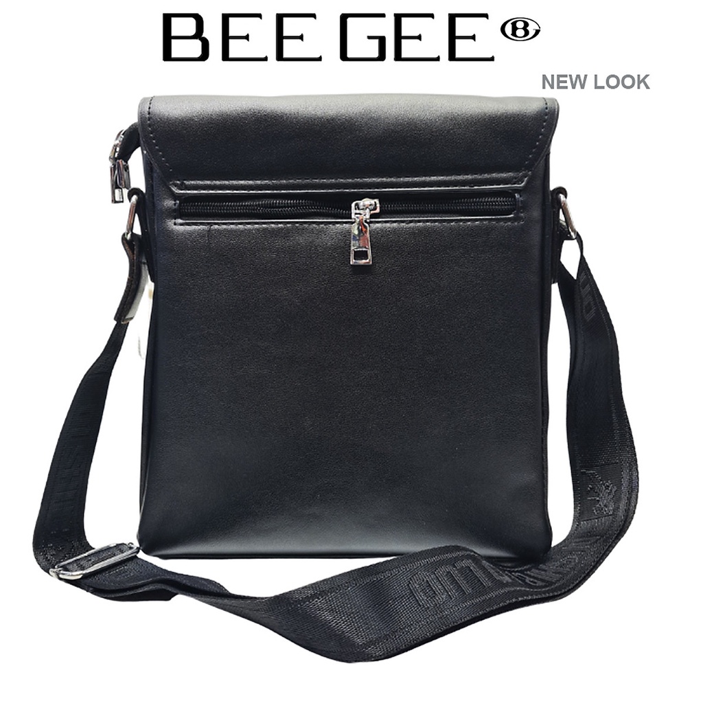 Túi đeo chéo nam da bò cao cấp BEE GEE 5109 ( ao 26cm X Rộng 23cm X Dày 7cm)