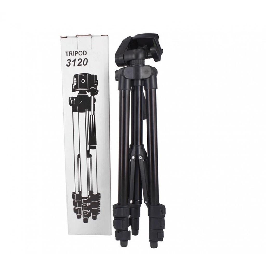 Gậy 3 chân chụp hình máy ảnh, điện thoại Tripod TF - 3120,Chân đế quay tiktok, quay video livetream