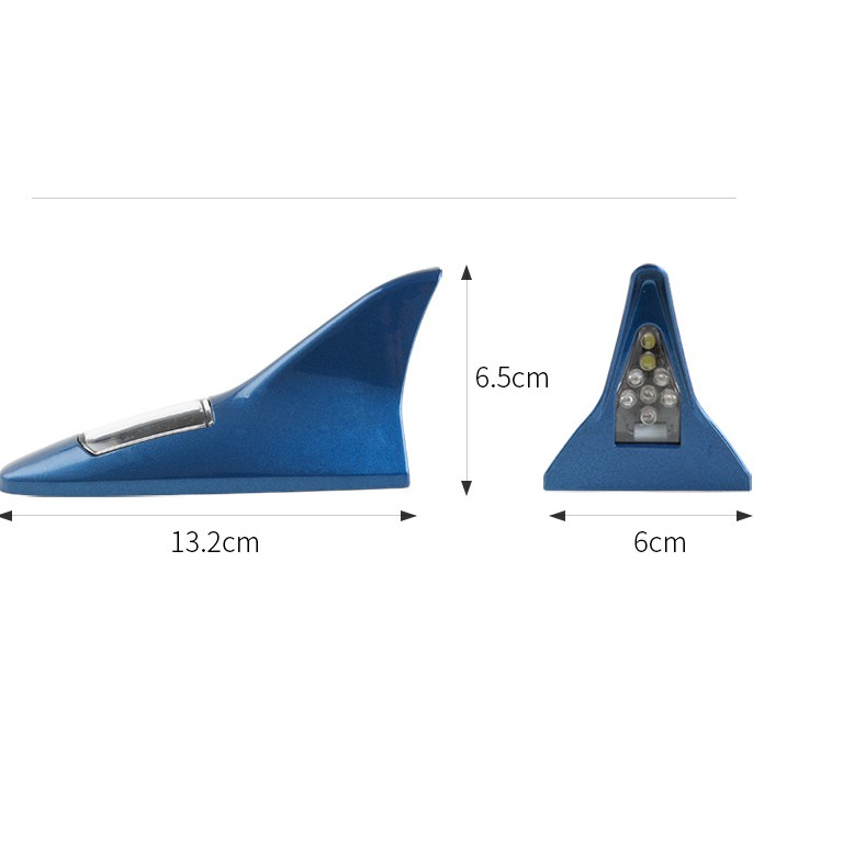 Vây Cá Đèn Led Chạy Bằng Năng Lượng Mặt Trời Cho Ô Tô