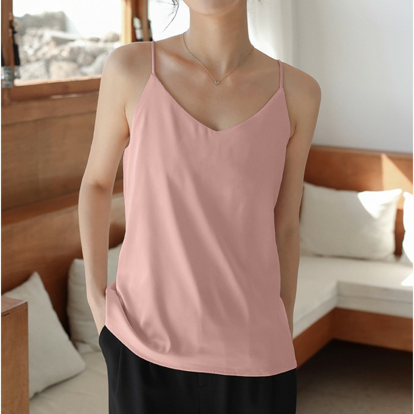 Áo 2 dây Hàn Quốc ♥️ Áo hai dây kiểu dáng ulzzang, áo 2 dây voan nhiều màu ♥️ Áo 2 dây hot hit dễ phối - NhimShop HD08 | BigBuy360 - bigbuy360.vn