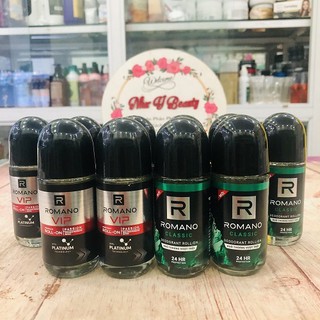 Lăn Khử Mùi Romano Hương Nước Hoa Kháng Khuẩn Và Khô Thoáng Cả Ngày 50ml