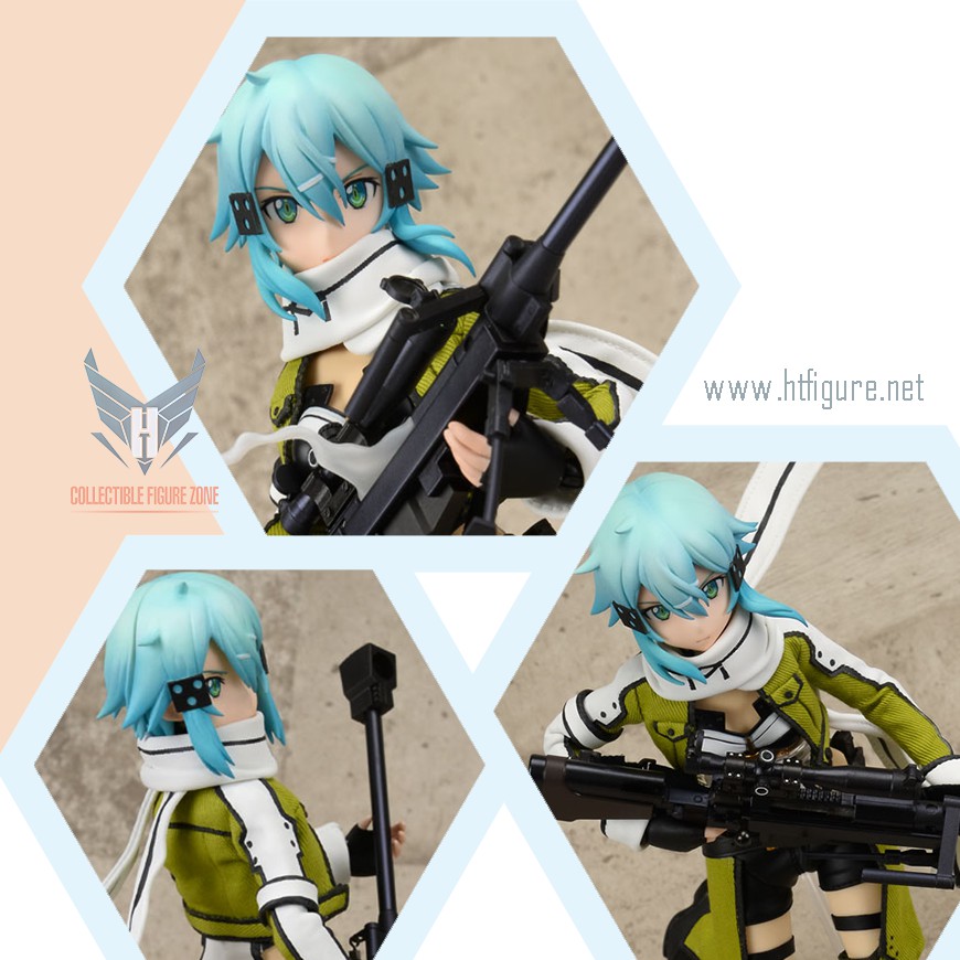 Mô hình Nhật Bản - Sword Art Online II - Sinon - Real Action Heroes (#698) (Medicom Toy)