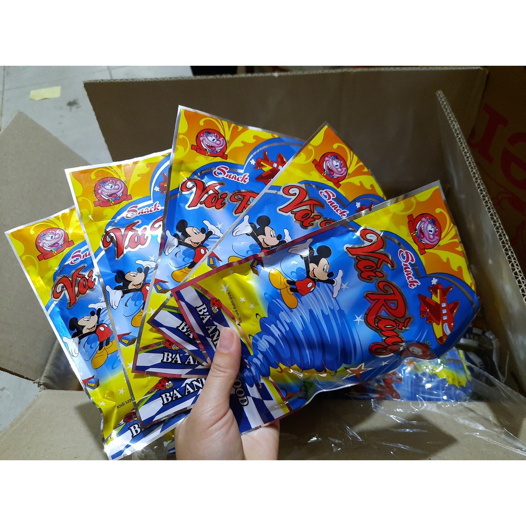 sỉ 30 gói snack vòi rồng SỈ LẺ ĐỒ ĂN VẶT