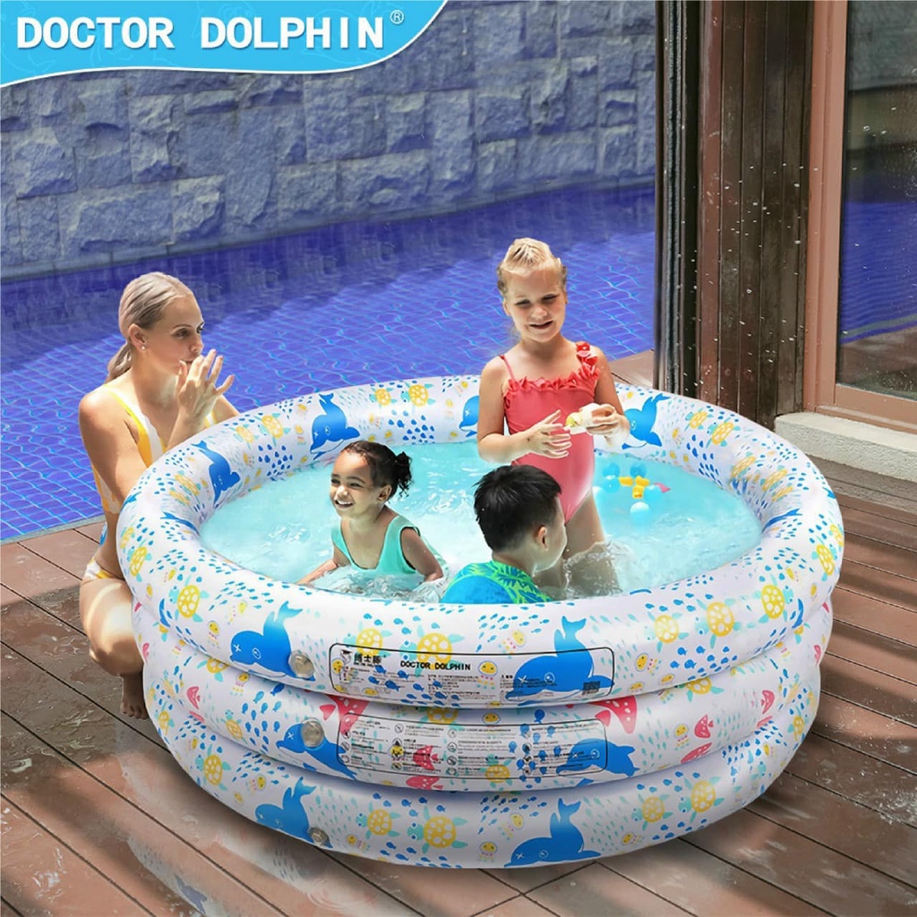 Bể Bơi Doctor Dolphin Đa Năng Hình Đáng Yêu Cho Bé