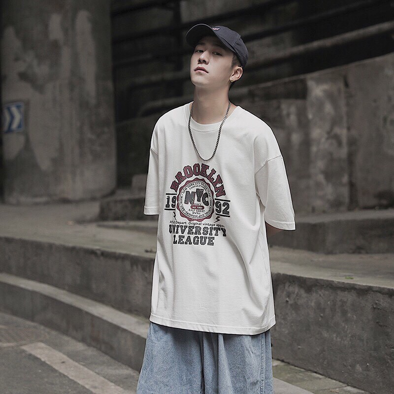 [ Có Ảnh Thật ] Áo thun tay lỡ form rộng - phông nam nữ oversize - T shirt NYC 1992 - 2N Unisex | BigBuy360 - bigbuy360.vn
