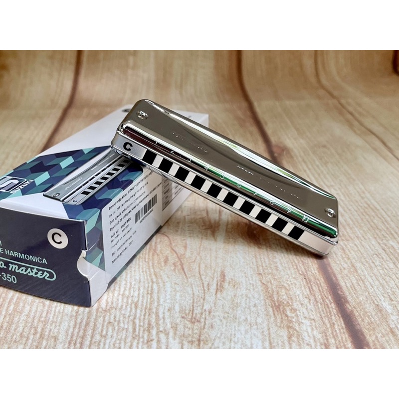 Kèn harmonica 10 lỗ Diatonic Suzuki ProMaster Mr-350
