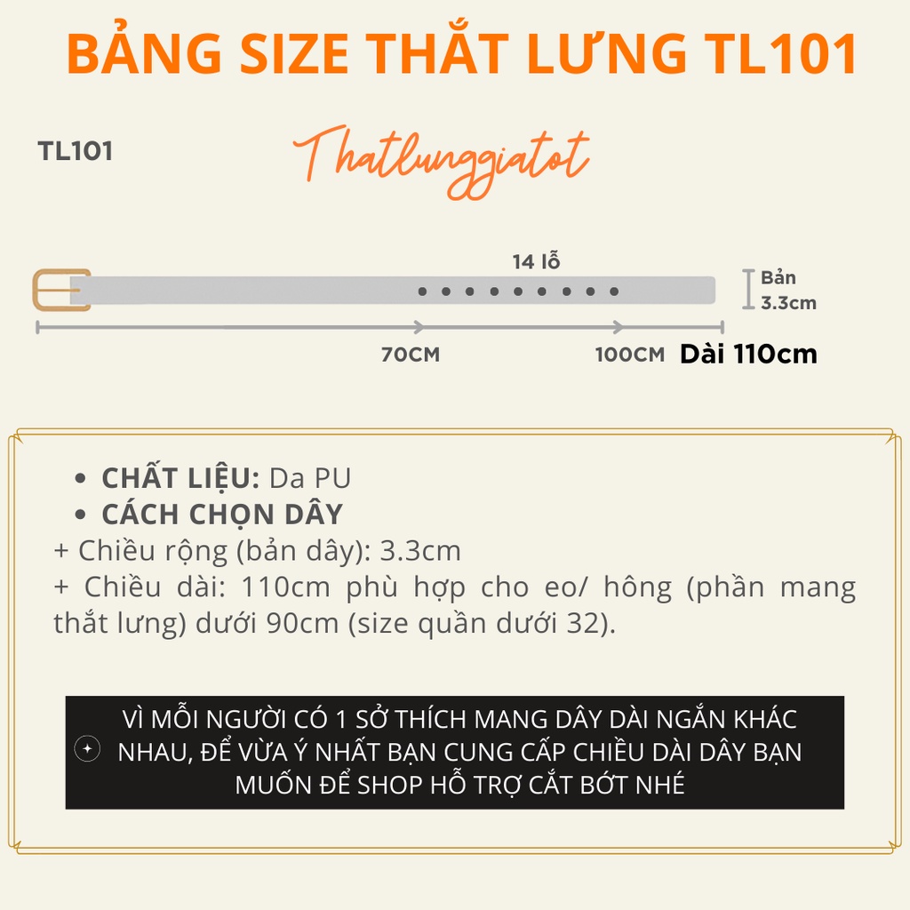Thắt lưng nam Ulzzang mặt màu chì thời trang Hàn Quốc bản 3.3cm TL101 (Hỗ trợ bấm, cắt dây nịt) - Thắt Lưng Giá Tốt