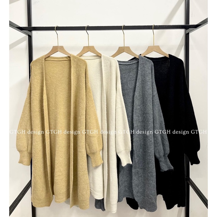 Áo Candigan Dáng Dài Tay Bồng Có 4 Màu Chất Len Đẹp Hàng QCCC | BigBuy360 - bigbuy360.vn