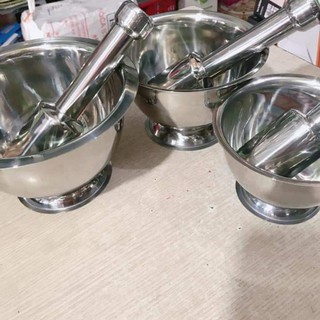 Bộ chày cối inox