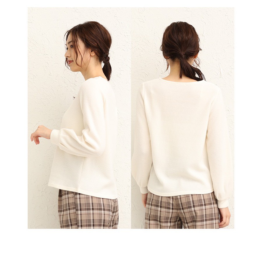 Áo thun tay dài nữ xuất Nhật thun gân cao cấp Glacier VNXK | BigBuy360 - bigbuy360.vn