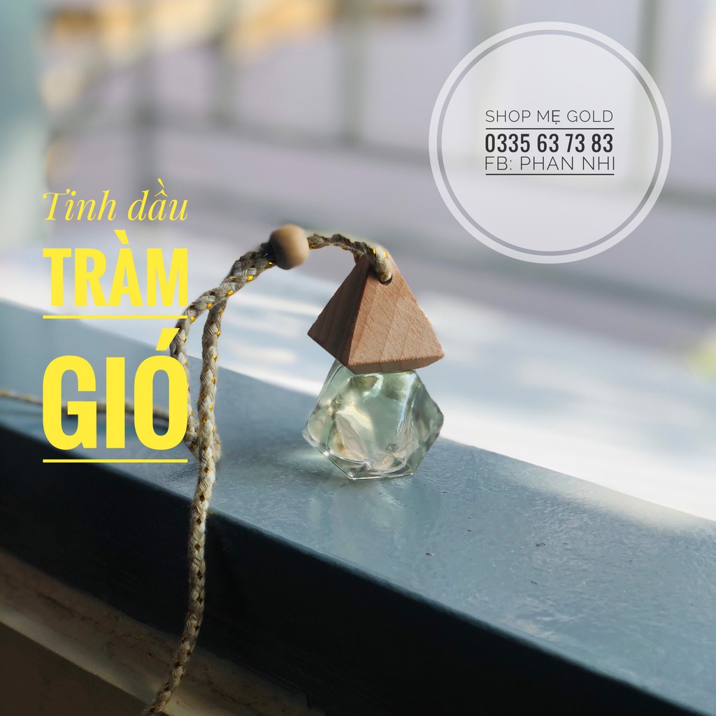 LỌ TREO TINH DẦU NẮP GỖ KHUẾCH TÁN