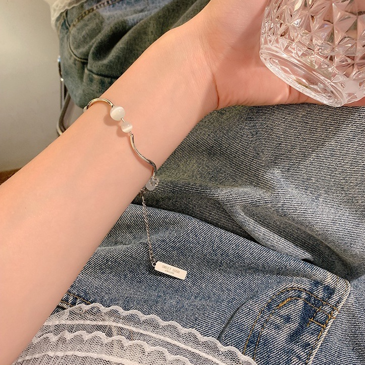 Vòng Tay Chuỗi Hạt Đá Opal Nhân Tạo Thời Trang