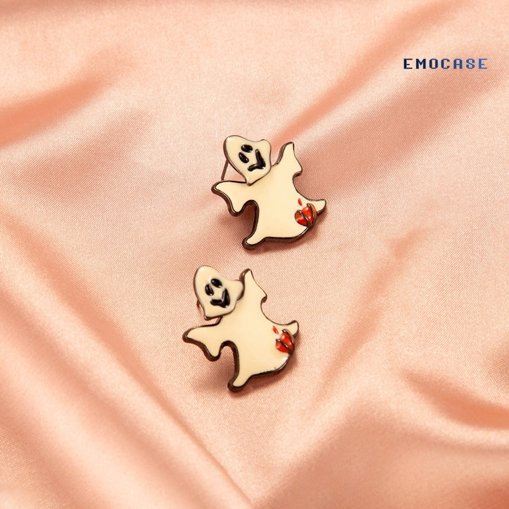 Bông Tai Hình Đầu Lâu Nhện Phong Cách Gothic Thời Trang Cho Nữ