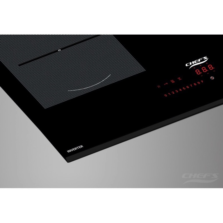 Bếp từ đôi Chefs EH-DIH666 Tặng hút mùi kính cong với khách mua combo