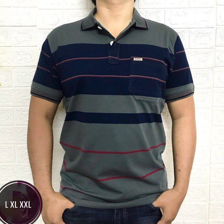 Áo Thun nam lớn tuổi có túi⚡️ Hàng VNXK ⚡️Áo thun nam trung niên có túi ( chất liệu cotton 100%) | BigBuy360 - bigbuy360.vn