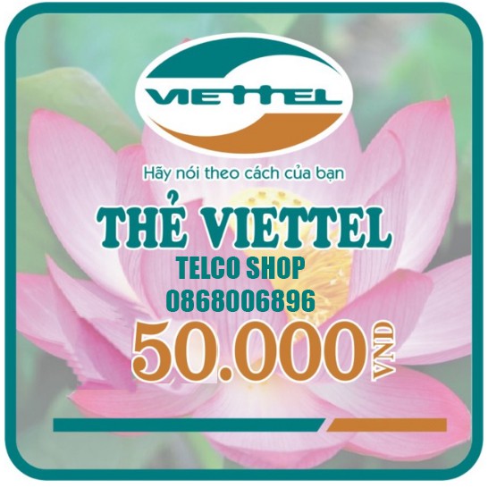 Thẻ Điện Thoại Viettel MG50K