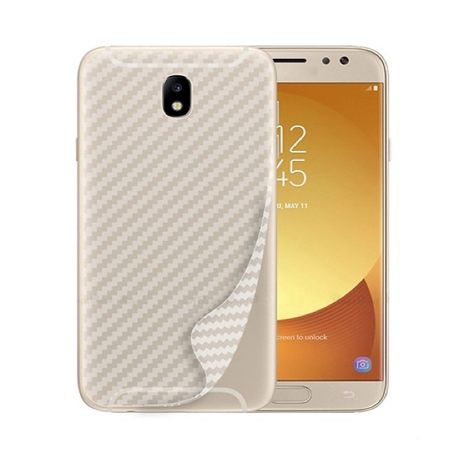 Miếng dán mặt lưng cacbon vân 3D sam sung j7pro,j7 pro