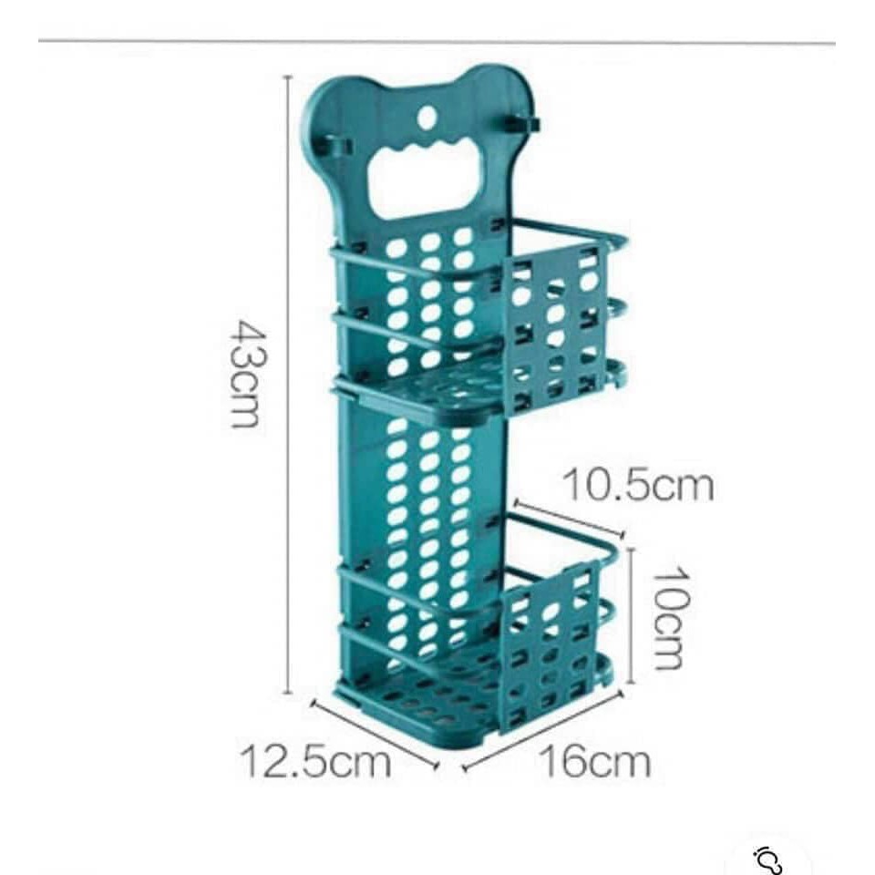 GIỎ TREO ĐỰNG ĐỒ 2 TẦNG GẤP GỌN SIÊU TIỆN DỤNG