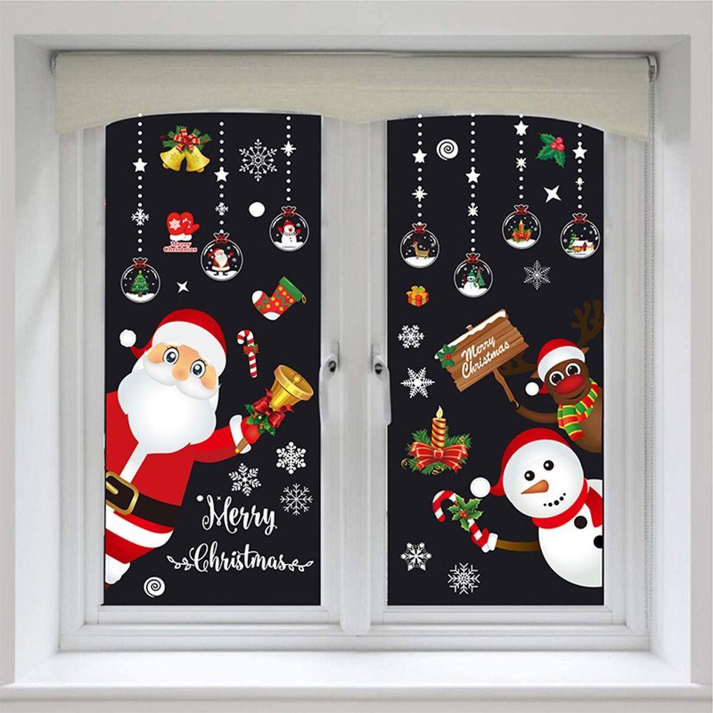 Sticker Dán Cửa Sổ Trang Trí Giáng Sinh diy