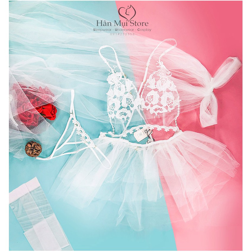 COSPLAY SEXY DESIGN CÔ DÂU/PHỤ DÂU TRẮNG NEW COSTUME GỢI CẢM FULL PHỤ KIỆN CÓ ẢNH THẬT (VÁY NGỦ) | BigBuy360 - bigbuy360.vn