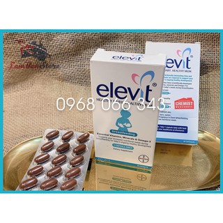 [TEM ĐỎ CHEMIST] Elevit sau sinh cho Mẹ, Elevit Bú, Elevit Breastfeeding 60 viên - HSD 2023