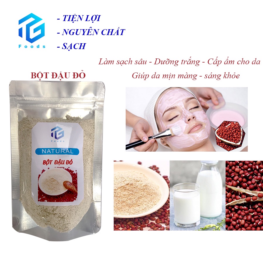 BỘT ĐẬU ĐỎ hạt nhỏ tắm là trắng- bột mịn date mới | BigBuy360 - bigbuy360.vn