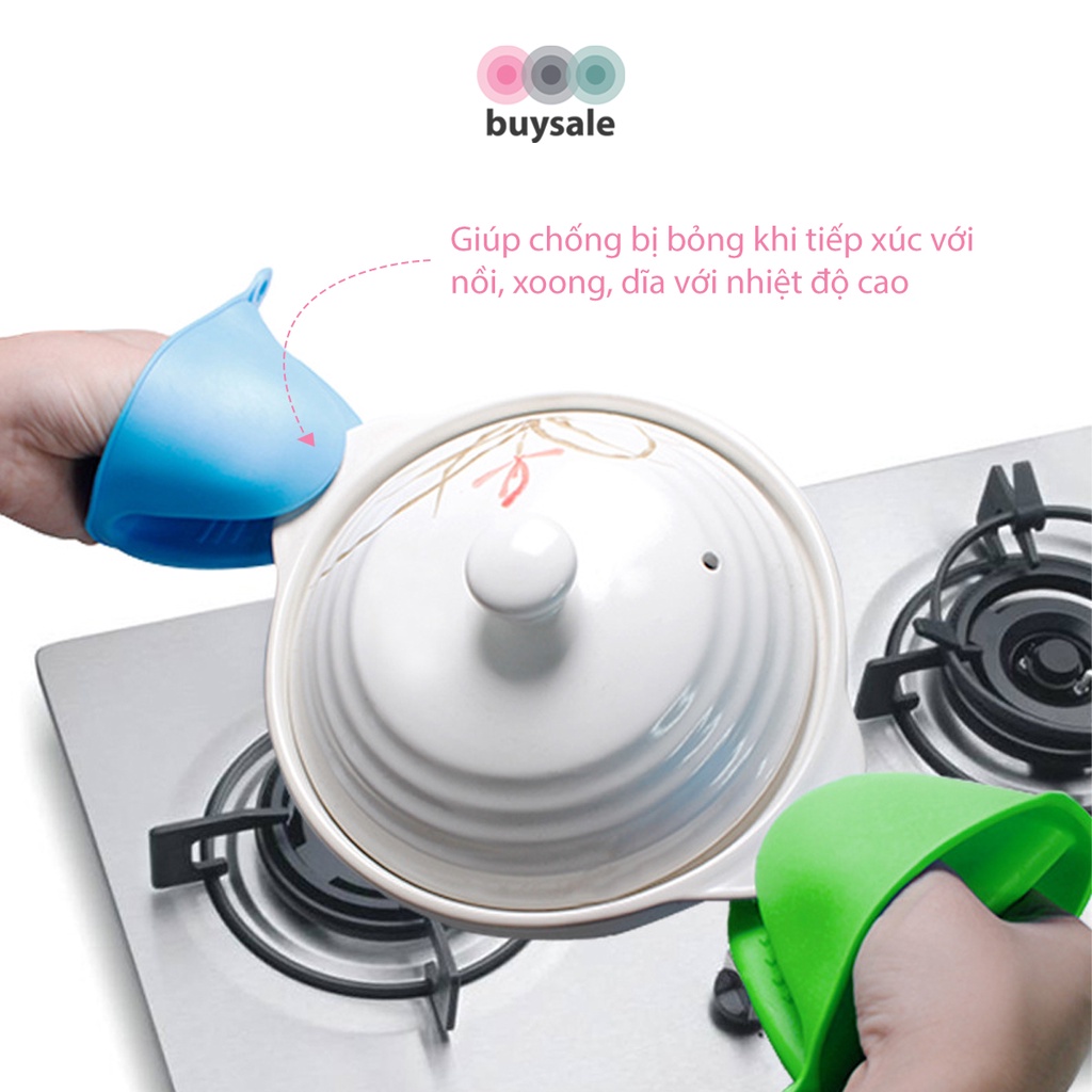 Miếng nhấc nồi hình mỏ vịt, chất liệu silicone cao cấp, chống trượt, chịu nhiệt - buysale - BSPK207