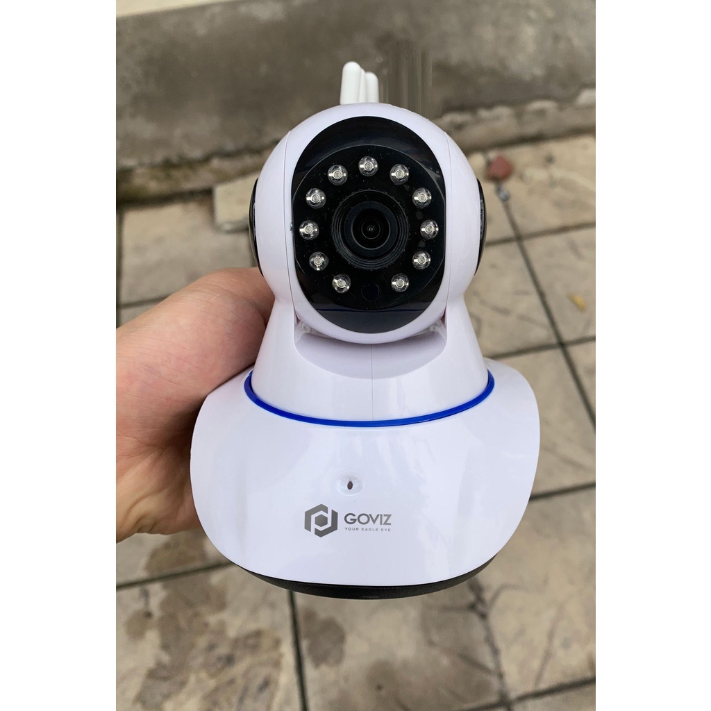 Camera wifi GOVIZ 3 Râu 3.0Mpx Full HD Đa chức năng , đàm thoại , ghi âm , lưu video ,báo động