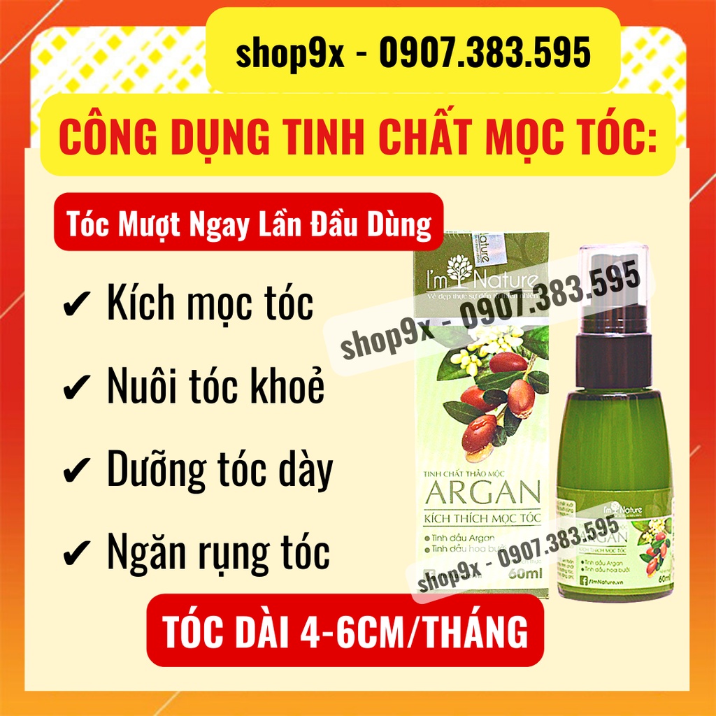 (+Quà) Tinh Chất Mọc Tóc Thảo Mộc I’m Nature 60ml