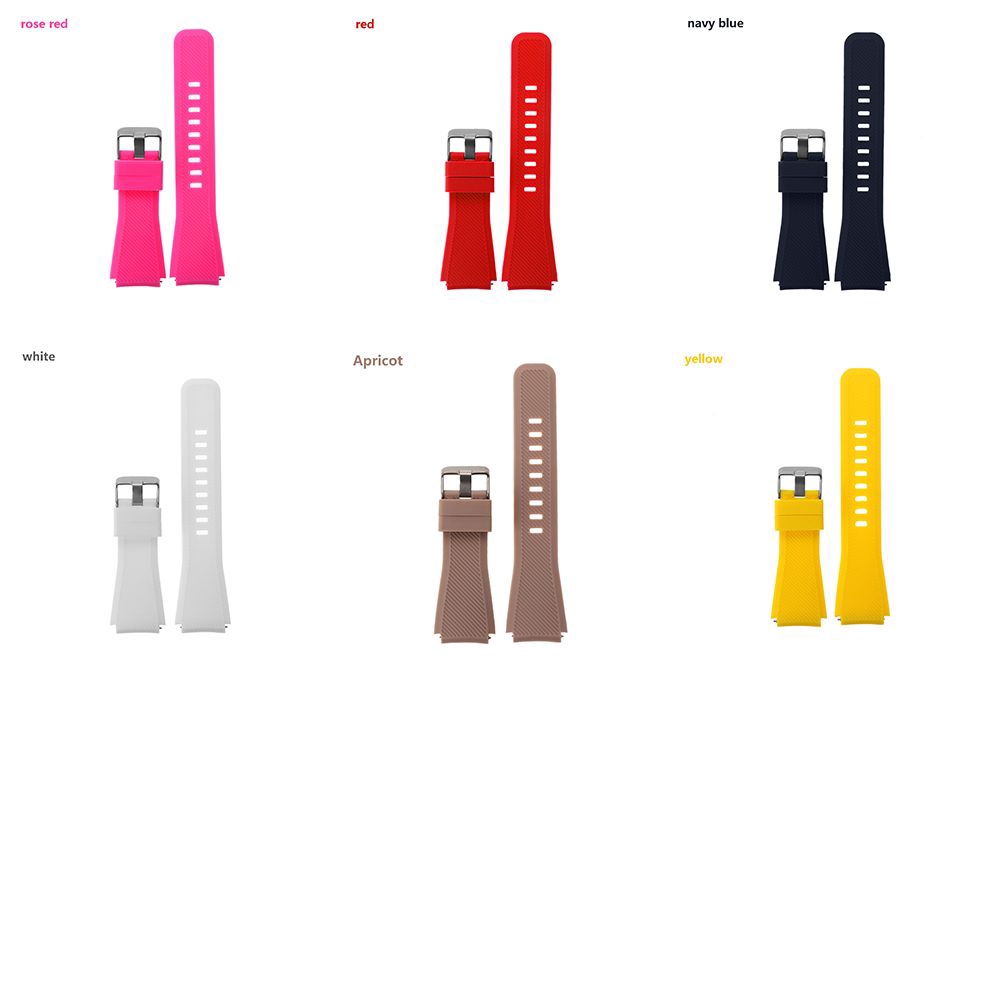 Dây Đeo Đồng Hồ Thể Thao Mềm Màu Trơn Thời Trang