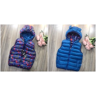 Áo Gile Phao Cho Bé Trai Và Bé Gái