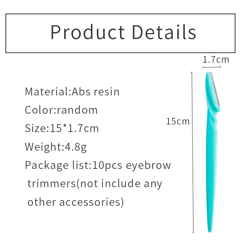 Dao cạo lông mày HLLR chuyên dụng trang điểm màu sắc ngẫu nhiên tiện lợi
