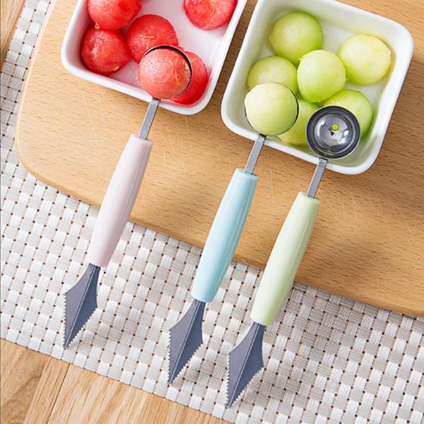 2 in1 Dual-head Carving Knife Baller for Fruit Potato Ice Cream