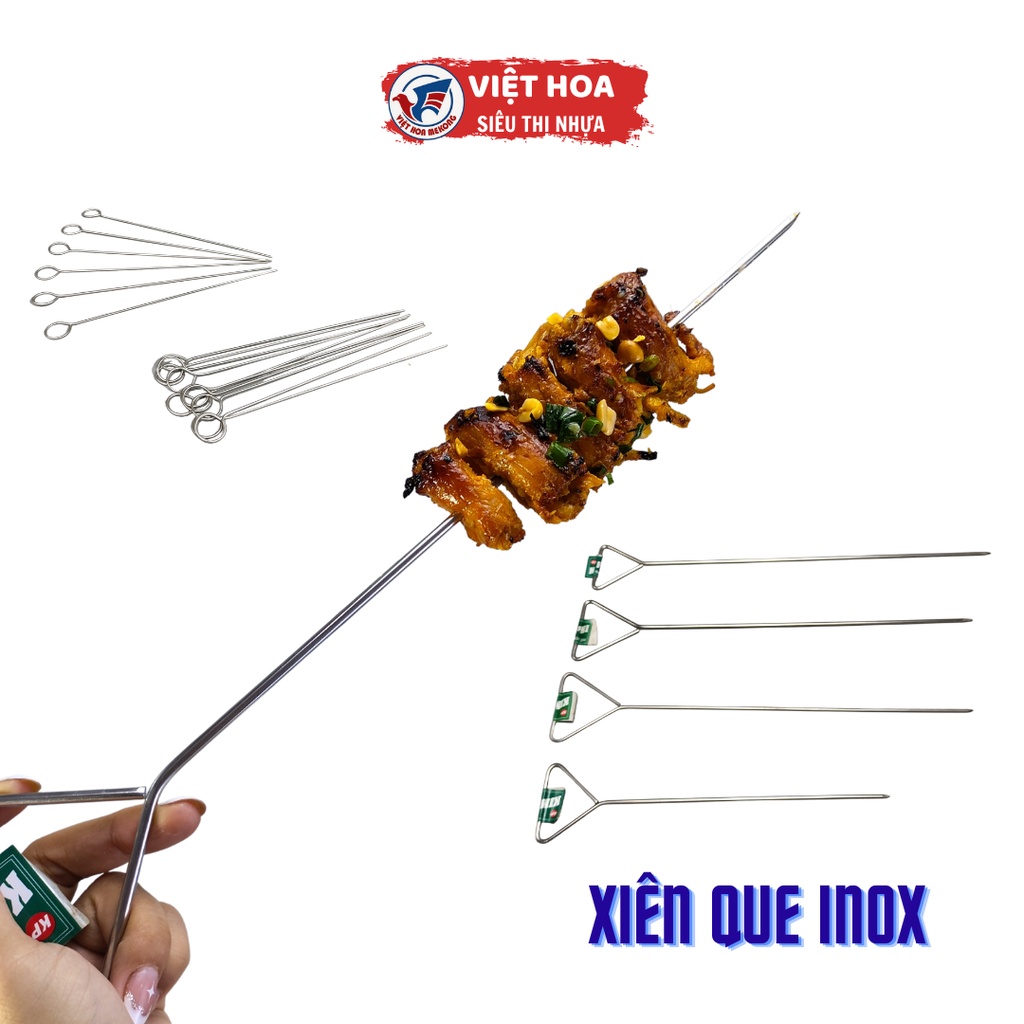 XIÊN QUE INOX, LỤI GÀ, LỤI TÔM