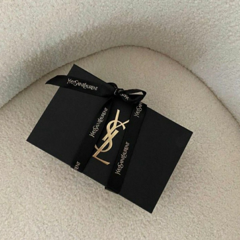 Dây ruy băng in chữ YSL, HERMES, MAC, CHANEL, DIOR - YSL, Lancome, Miumiu