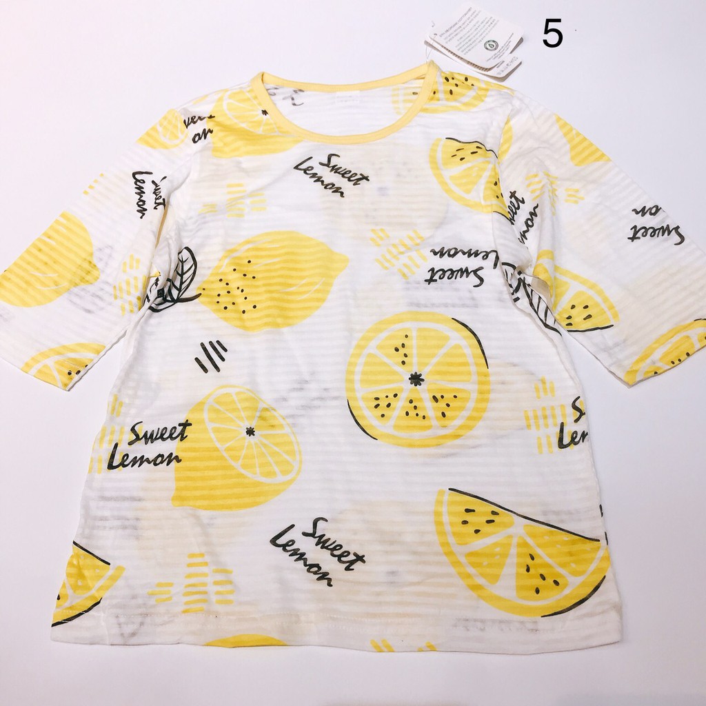 [Organic cotton] Áo tay lỡ size 120 (từ 18-22kg) cotton giấy May-kids xuất Hàn